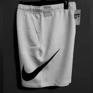 Nike Men's Fleece Shorts Size Large - White